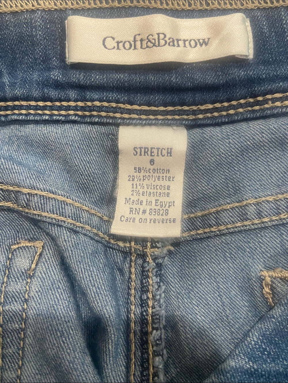 Croft & Barrow Light Blue Denim Jeans